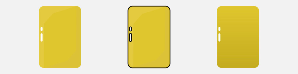 Yellow football card