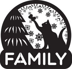 CHRISTMAS METAL WALL DECOR ART LASER CUT