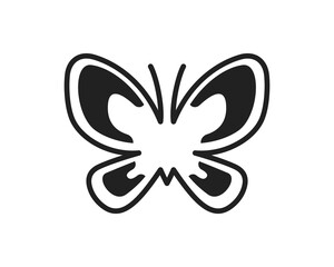 Spotted wings butterfly vector illustration