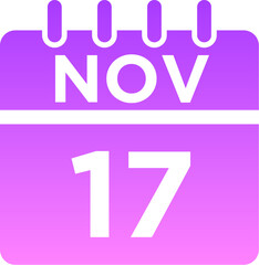11- November - 17 Glyph Gradient Icon pictogram symbol visual illustration