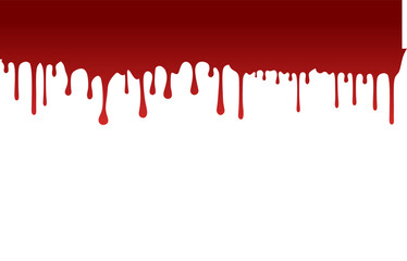 Illustration of dripping blood background - obrazy, fototapety, plakaty