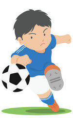 シュート　サッカー