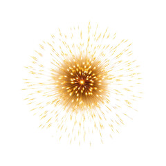 fireworks color isolated on white