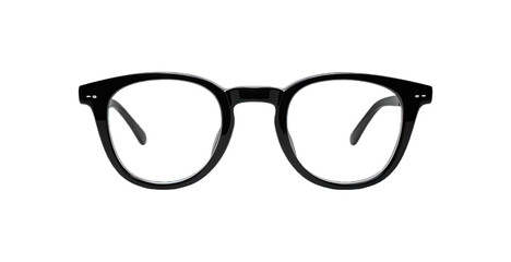 glasses isolated on white background, png - obrazy, fototapety, plakaty