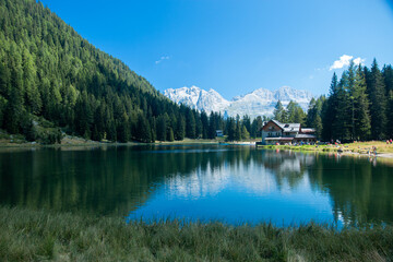 Madonna di Campiglio Adamello Brenta Park Trentino Dolomites tourist town for winter sports - 661377820