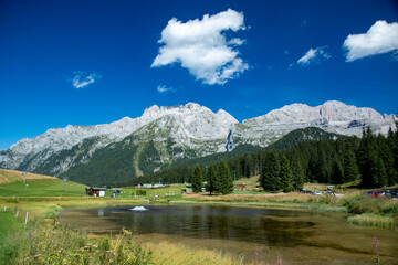 Madonna di Campiglio Adamello Brenta Park Trentino Dolomites tourist town for winter sports - 661377888