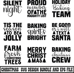 Christmas svg design bundle and digital download