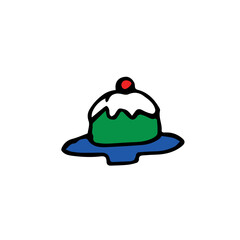 Christmas season Hand Drawn Colorful, Doodle 