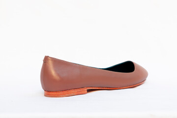 Colorful ballerina shoes, leather and stylish