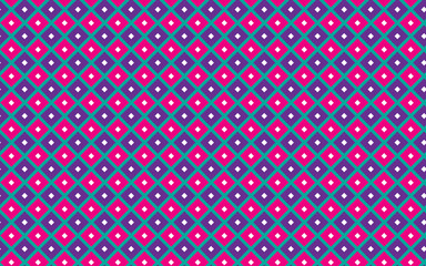 geometric blue and pink diamond seamless pattern