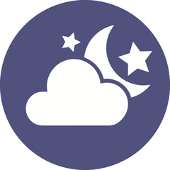 Cloud storage icon symbol vector image. Illustration of the database server hosting cloud system digital design image