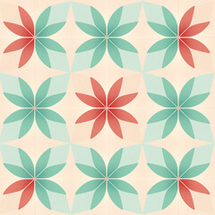 Fototapeta premium Minimal pattern design for Christmas