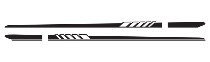 Stripes Car Decal, Racing Rally Stripes, Auto Graphic Decal Vinyl Car, Auto Racing Stripes Stickers, Racing Rally Car Decal
