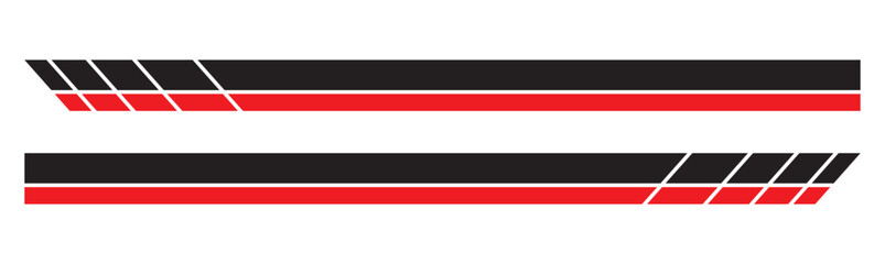 Obraz premium Stripes Car Decal, Racing Rally Stripes, Auto Graphic Decal Vinyl Car, Auto Racing Stripes Stickers, Racing Rally Car Decal 