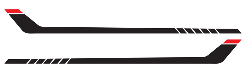 Stripes Car Decal, Racing Rally Stripes, Auto Graphic Decal Vinyl Car, Auto Racing Stripes Stickers, Racing Rally Car Decal

