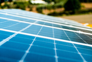 Placas solares casa renovables Solar Panel - obrazy, fototapety, plakaty