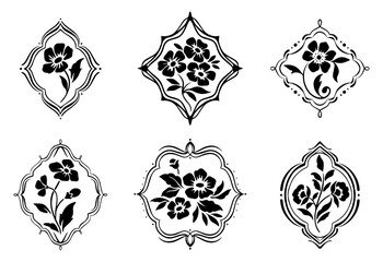 black and white pattern