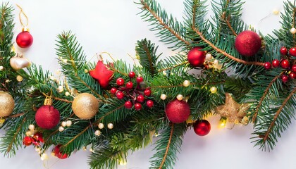 Fototapeta na wymiar christmas tree decorations