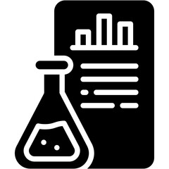 Vector Icon Analysis, Flask, Lab, Document, Science, File