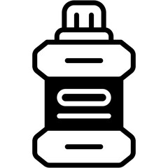 Vector Icon Mouthwash, Ammonia, Dental Cleaning, Healthcare, Medical, Dental