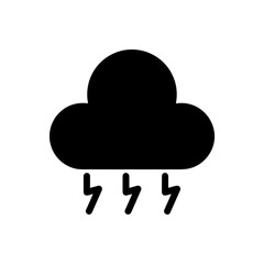 Cloud storage icon symbol vector image. Illustration of the database server hosting cloud system digital design image