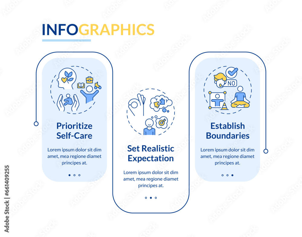 Poster 2d parenting children with health issues vector infographics template with linear icons concept, dat