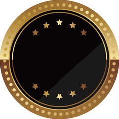 高級感のあるエンブレム