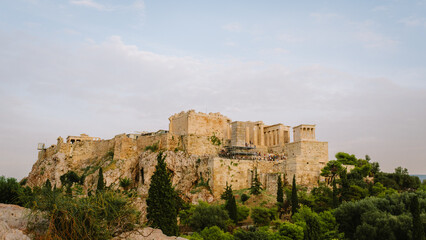Fototapeta na wymiar Acropolis of Athens Greece