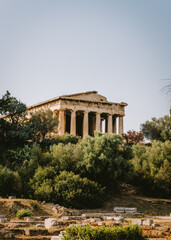 Fototapeta na wymiar Temple of Hephaestus - part of Agora Athens Greece