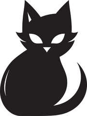 Cats Whisker Mark Vector Art of a Cat