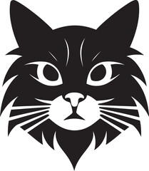 Vector Art of a Cat Cat Eyes Logo