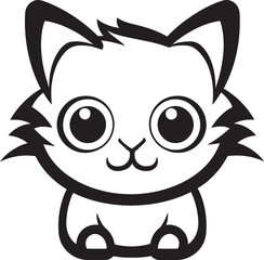 Modern Cat Vector Prowling Panther Badge