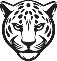 Sleek and Bold Cheetah Design Tail of a Vectorized Speedster