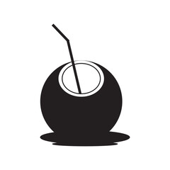 coconut icon logo vector design