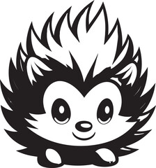 Sleek Guardian Silhouette Midnight Charm Elegant Monochrome Quills of Guardianship