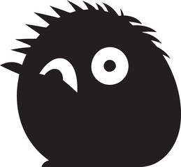 Rolling Hedgehog Vector Art Hedgehogs Quills Minimalistic Charm