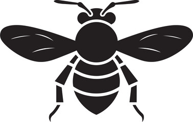 Vectorized Monochrome Hornet Icon Contemporary Hornet in the Night