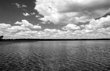 Black and White Beautiful sky background