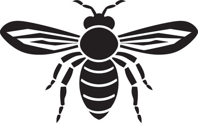 Monochromatic Majesty Minimalist Hornet Profile Eyes of the Hornet Logo of Grace
