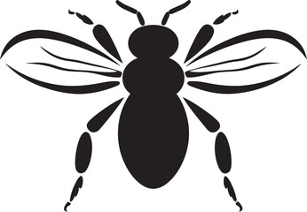 Hornet Stingers and Wing Emblem Minimal Hornet Elegance in Vector Art