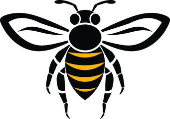 Eyes of the Stinging Warrior Minimal Logo Hornets Stingers in Vector Form