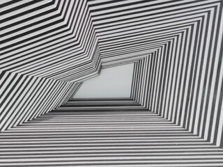 diagonal stripes as chevron style black and white geometric patterns