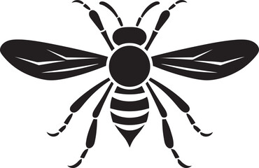 Contemporary Hunter Mark with Stingers Minimalistic Stinging Aviator Stealthy Branding