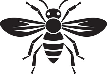 Vectorized Hornet Iconic Minimalism Shadowed Elegance of the Hornet
