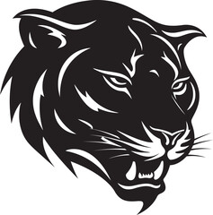 Mysterious Power in Vector Form Nocturnal Artistry of the Jaguar