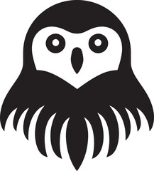 Eyes of the Soaring Avian Predator Emblematic Art Black Kestrel Silhouette Elegance Defined