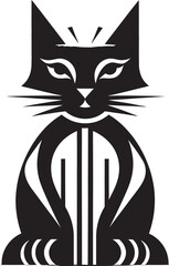 Graceful Cats Eyes Shadowed Whisker and Paw Prints