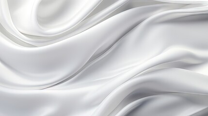 abstract smooth elegant white fabric silk texture soft background,flowing satin waves