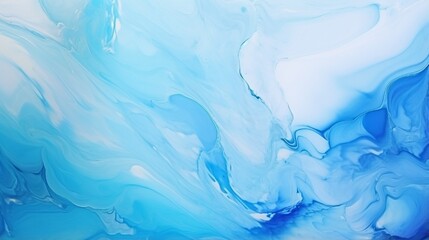 Fototapeta na wymiar Beautiful painting background in high resolution. Colored alcohol ink fluid art with clear waves and swirls. Ideal for posters, cards, and other things. Dreamy sky blue design.