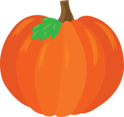 Pumpkin thanksgiving day vector image or clip art